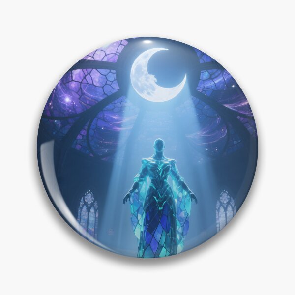 Item preview, Sacred Moon Goddess in Celestial Cathedral designed and sold by AetherLightArt.