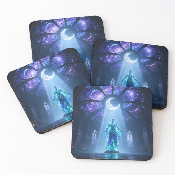 Item preview, Sacred Moon Goddess in Celestial Cathedral designed and sold by AetherLightArt.
