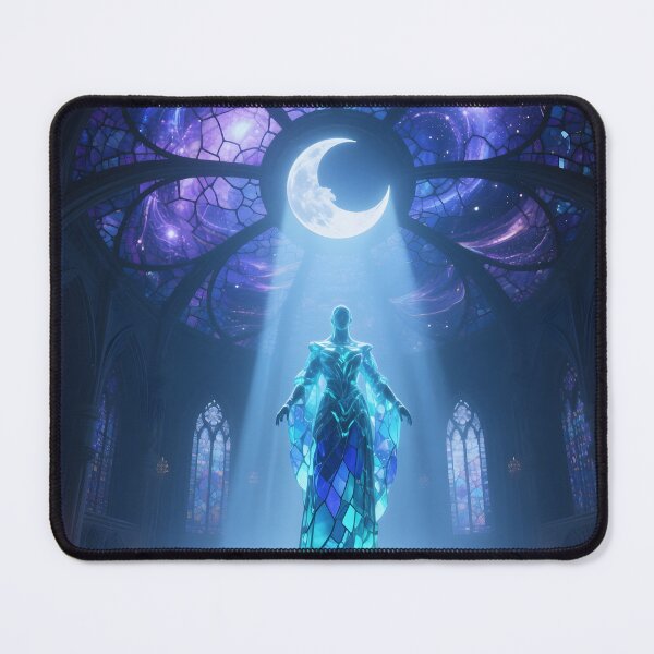 Item preview, Sacred Moon Goddess in Celestial Cathedral designed and sold by AetherLightArt.