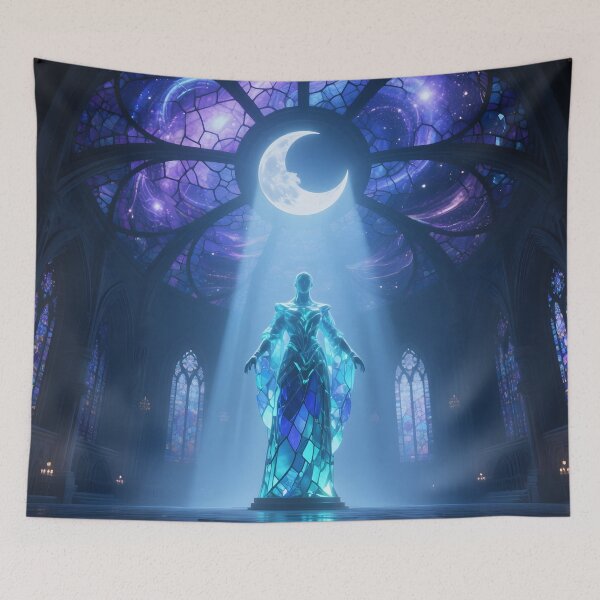 Item preview, Sacred Moon Goddess in Celestial Cathedral designed and sold by AetherLightArt.