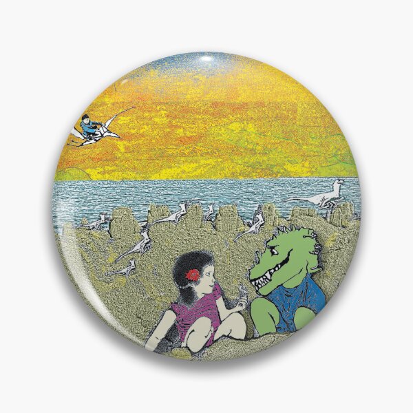 Item preview, Ceres and a dinosaur playing in the sand dunes. designed and sold by UncleBunkle.