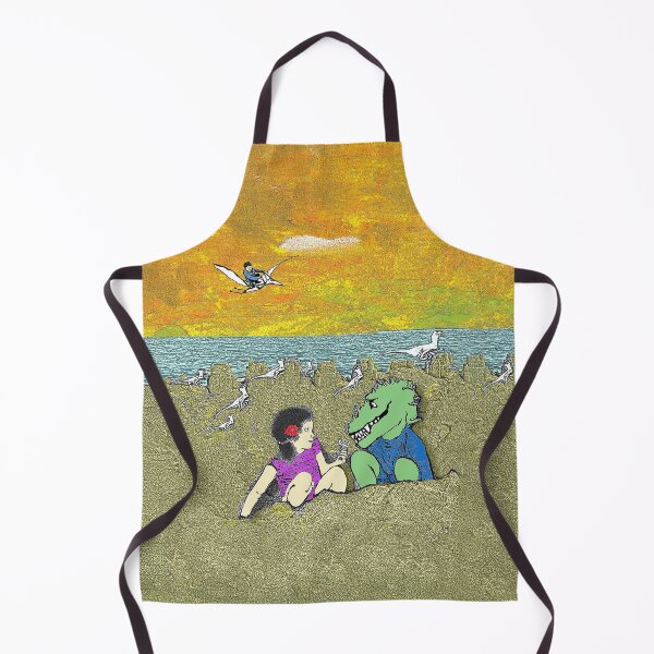 Item preview, Ceres and a dinosaur playing in the sand dunes. designed and sold by UncleBunkle.