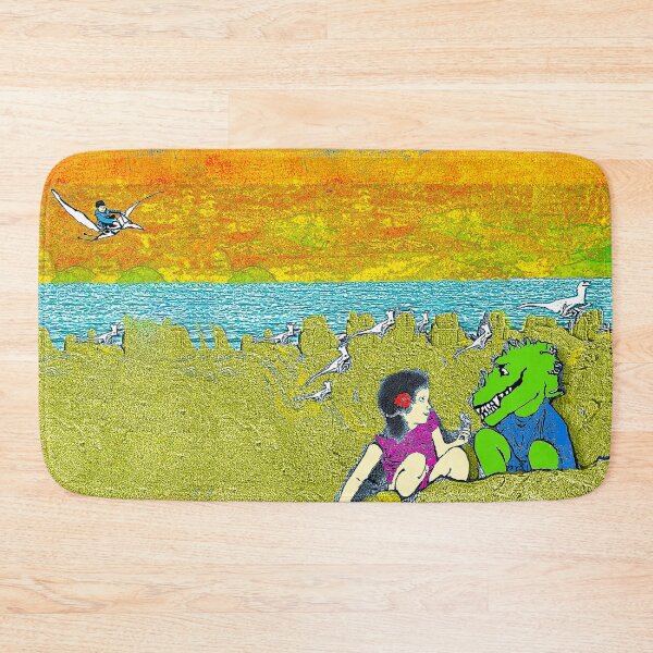 Item preview, Ceres and a dinosaur playing in the sand dunes. designed and sold by UncleBunkle.
