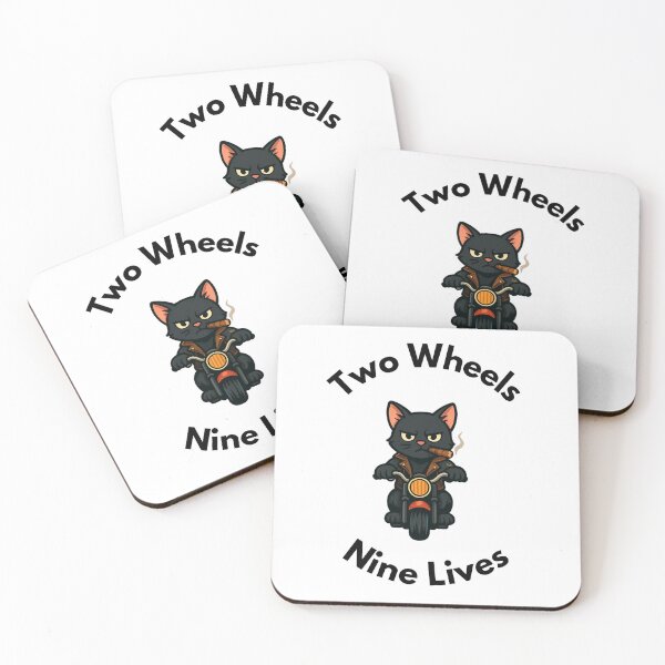 Item preview, Two Wheels – Nine Lives designed and sold by Biken_Official.