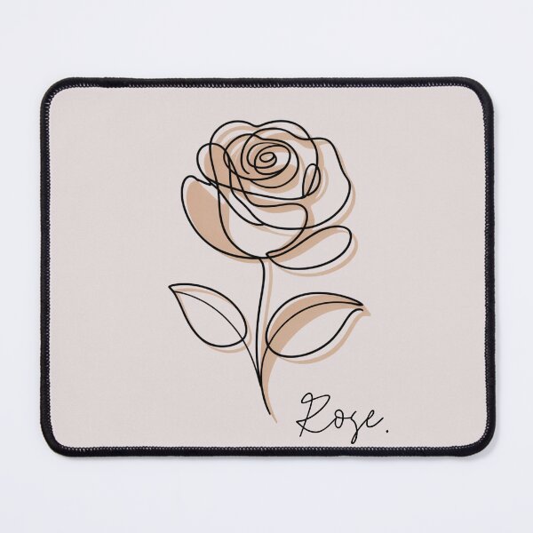 Item preview, Modern Rose – Abstract Line Art Flower designed and sold by MD2Graphics.