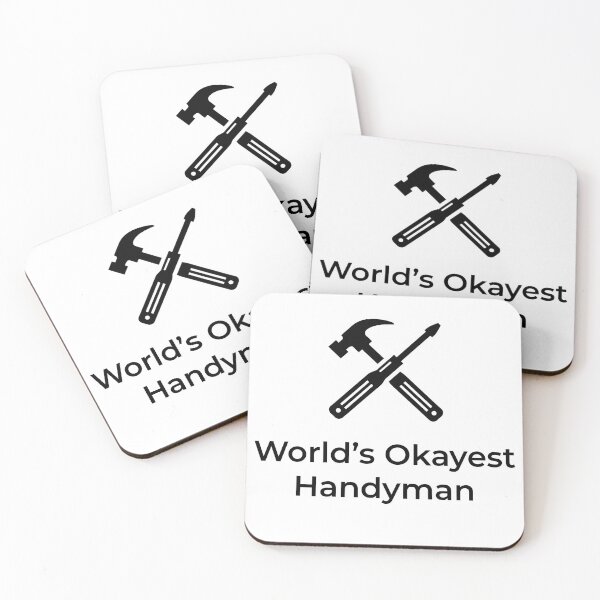 Item preview, World's Okayest Handyman designed and sold by mosfunky.