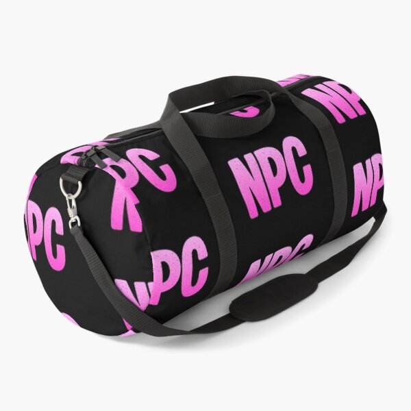Item preview, NPC - Non-Player Character in Pink Bold Gritty designed and sold by Memes N Lore .
