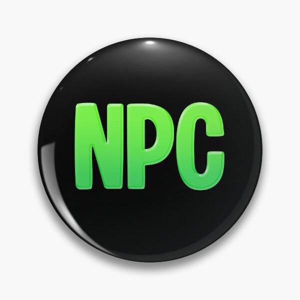 Item preview, NPC - Non-Player Character in Green Bold  designed and sold by Memes N Lore .