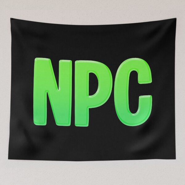 Item preview, NPC - Non-Player Character in Green Bold  designed and sold by Memes N Lore .