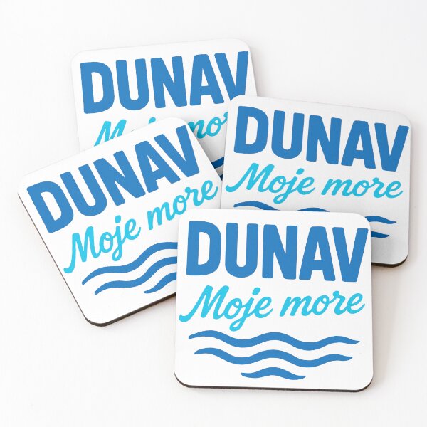 Item preview, DUNAV – My Sea | Retro Blue River Typography designed and sold by pantapita.