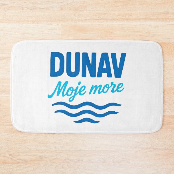 Item preview, DUNAV – My Sea | Retro Blue River Typography designed and sold by pantapita.