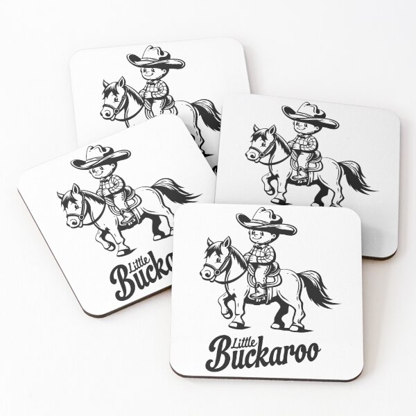 Item preview, Little Buckaroo Cowboy Kid Horse Riding Graphic designed and sold by Parkerzz.