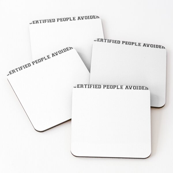 Item preview, Certified People Avoider – Bold Funny Introvert Quote Shirt designed and sold by Confuzz1ed.
