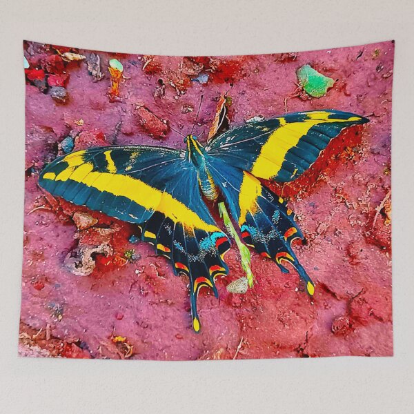 Item preview, Cuban Swallowtail Butterfly Leaning on Red Clay  RZ 3/25 designed and sold by Unlimited Imagination .