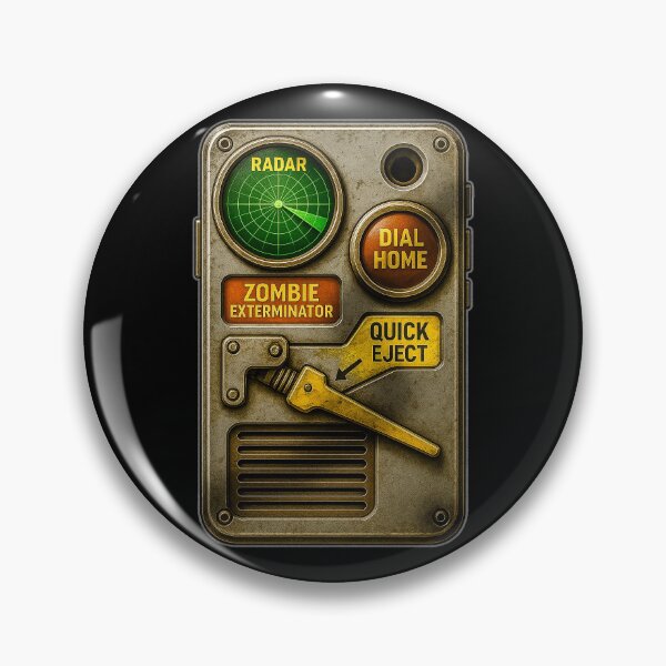 Item preview, Survival Control Panel – Cyberpunk Zombie Gadget Art designed and sold by Michael van der Hoorn.