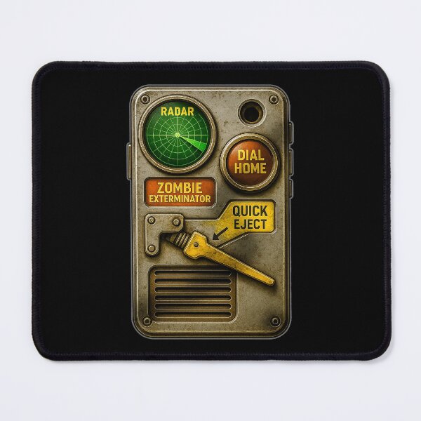 Item preview, Survival Control Panel – Cyberpunk Zombie Gadget Art designed and sold by Michael van der Hoorn.