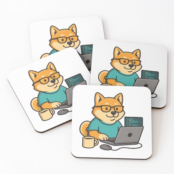 Item preview, Shiba the Programmer – Code & Woof designed and sold by GokuCreative .