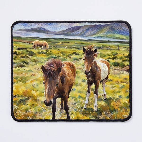 Item preview, Saying Hello to Icelandic Horses designed and sold by The Wandering Bookworm.