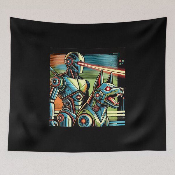 Item preview, tesla bot designed and sold by TEEJAMBOREE.