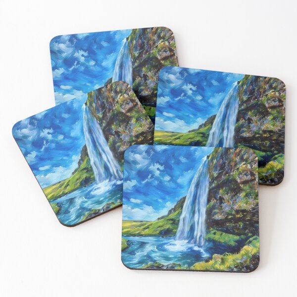 Item preview, Seljalandsfoss: Iceland's Waterfalls designed and sold by The Wandering Bookworm.