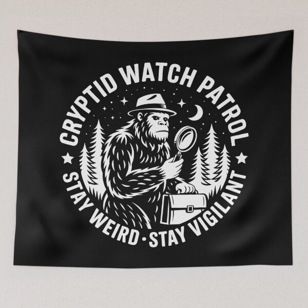 Item preview, Bigfoot Forest Badge Cryptid Watch Patrol Sasquatch Humor designed and sold by Parkerzz.
