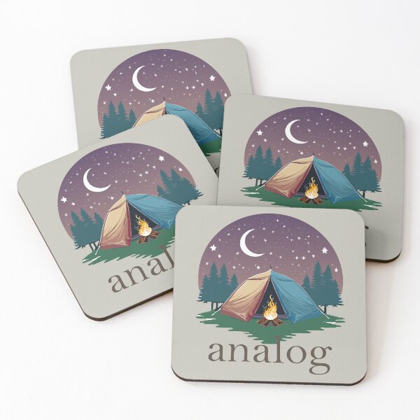 Item preview, Analog - camping under the stars designed and sold by ScribbL-ScrabbL.