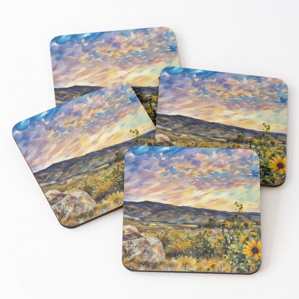 Item preview, Sunrise in the Foothills designed and sold by The Wandering Bookworm.