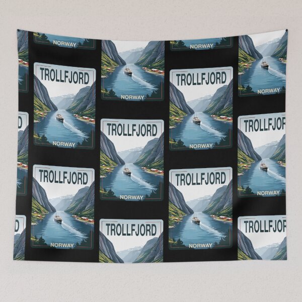 Item preview, Trollfjord Norway designed and sold by blankshirt.