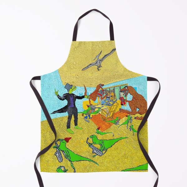 Item preview, Rambunctious dinosaur jam session in the living room! designed and sold by UncleBunkle.