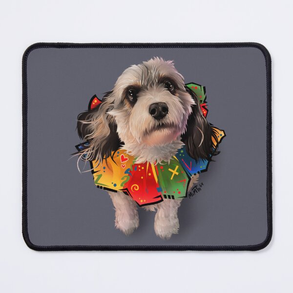 Item preview, Cavachon Clown designed and sold by Mimtii Prints.