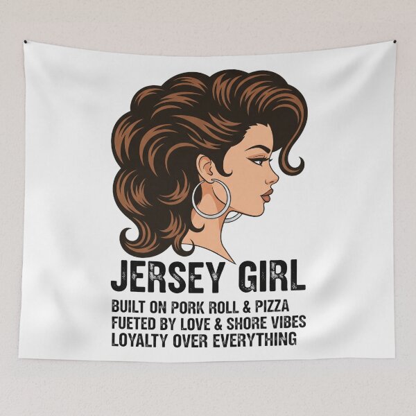 Item preview, JERSEY GIRL BUILT ON PORK ROLL & PIZZA FUELED BY LOVE & SHORE VIBES LOYALTY OVER EVERYTHING designed and sold by JerseyGirls.