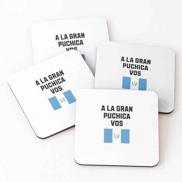 Item preview, A la gran puchica vos guatemala flag saying designed and sold by Jeangel97.
