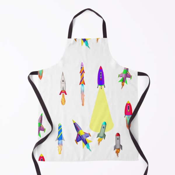Item preview, Space Rockets on White designed and sold by TerenceLacey.
