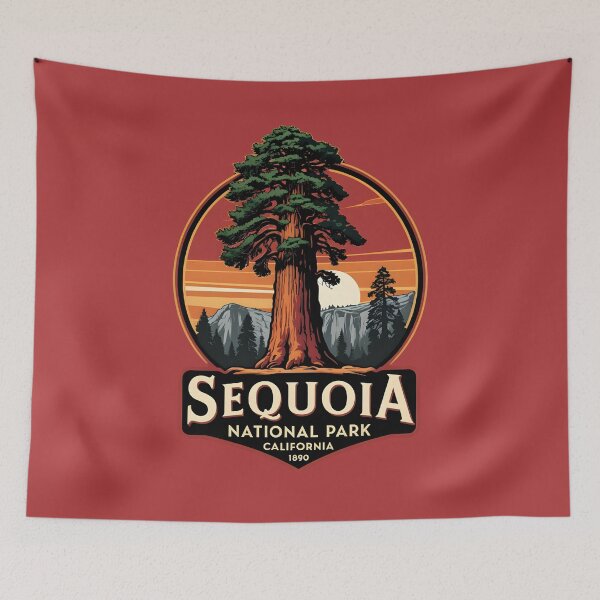 Item preview, Sequoia National Park - California - US  designed and sold by GoodOldVintage.