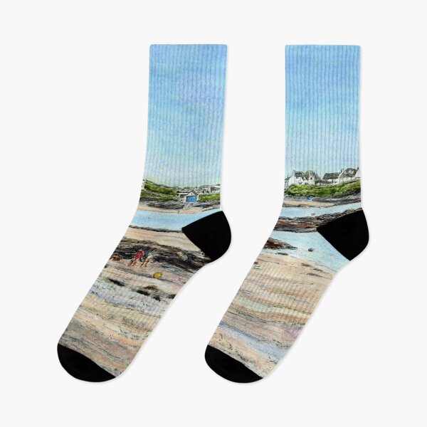 Item preview, Towyn Capel or Main Bay at Bae Trearddur Bay, Ynys Mon Anglesey designed and sold by LymphomaLass.