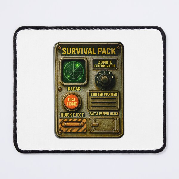 Item preview, Survival Control Panel – Cyberpunk Zombie Gadget Art designed and sold by Michael van der Hoorn.