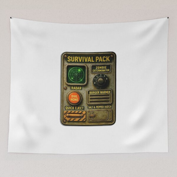 Item preview, Survival Control Panel – Cyberpunk Zombie Gadget Art designed and sold by Michael van der Hoorn.