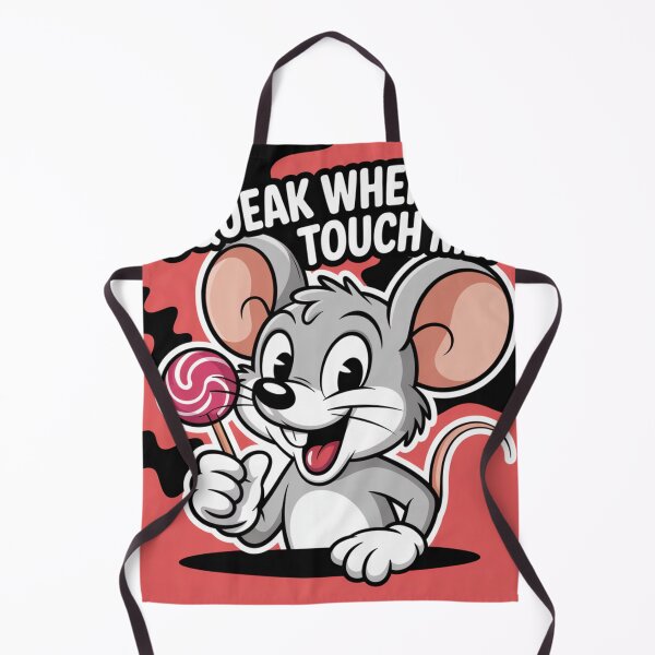 Item preview, Squeak When You Touch Me - Funny Cute Mouse Sticker designed and sold by Arthoughts.