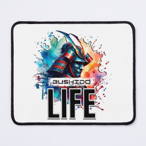 Item preview, Watercolor Bushido Life Way of the Warrior Samurai Artwork designed and sold by VueArts.