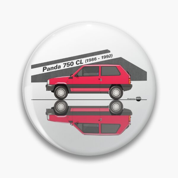 Item preview, Panda 750 CL - 1986 to 1992 (Rosso Bright Metallizzato) Minimal Icon of the 80s  designed and sold by Azaziel.