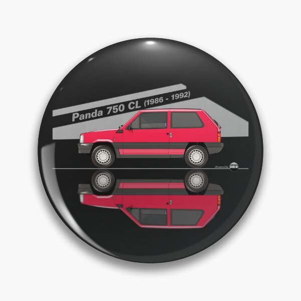 Item preview, Panda 750 CL - 1986 to 1992 (Rosso Bright Metallizzato) Minimal Icon of the 80s  designed and sold by Azaziel.