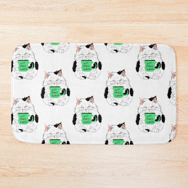 Item preview, Print of Cute cat with his coffee designed and sold by JoToteTales.