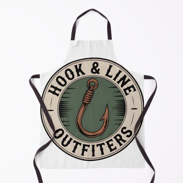 Item preview, Hook & Line Outfitters – Vintage Fishing Sticker with Classic Outdoor Style designed and sold by trophyfishgear.