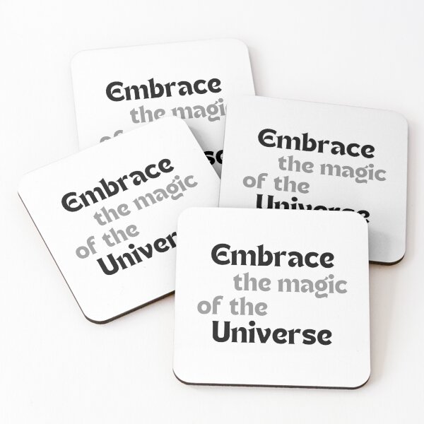 Item preview, Embrace the Magic of the Universe – Spiritual Affirmation Quote for Trust, Wonder & Alignment designed and sold by MakeMyDaze.