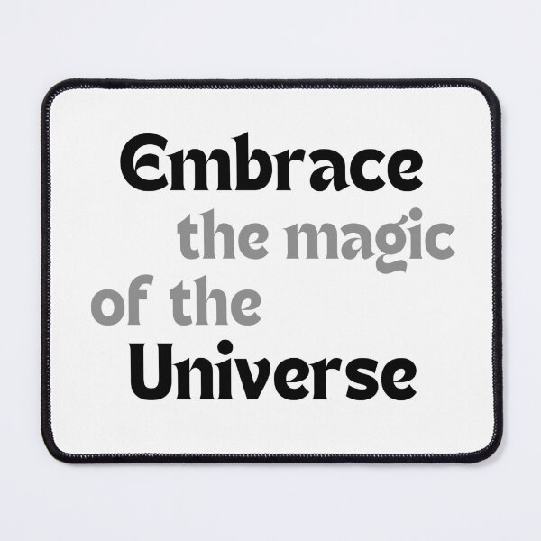 Item preview, Embrace the Magic of the Universe – Spiritual Affirmation Quote for Trust, Wonder & Alignment designed and sold by MakeMyDaze.