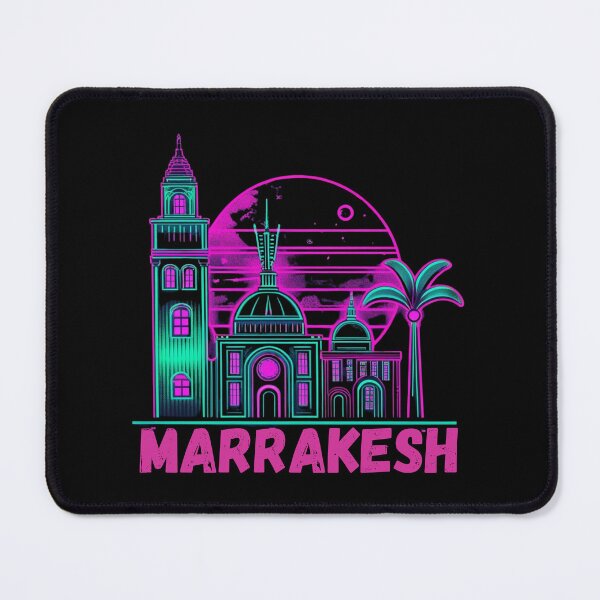 Item preview, Marrakesh Neon Skyline Collection: Futuristic City Lights designed and sold by Design_Your_Day.