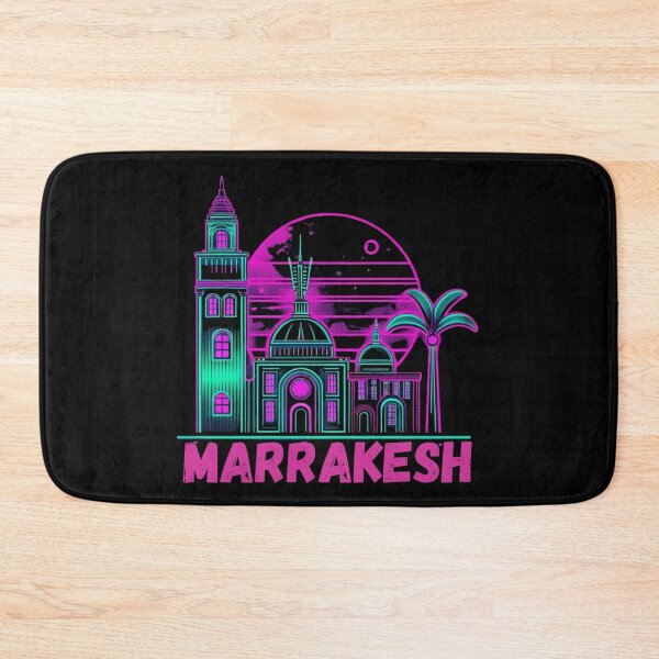 Item preview, Marrakesh Neon Skyline Collection: Futuristic City Lights designed and sold by Design_Your_Day.