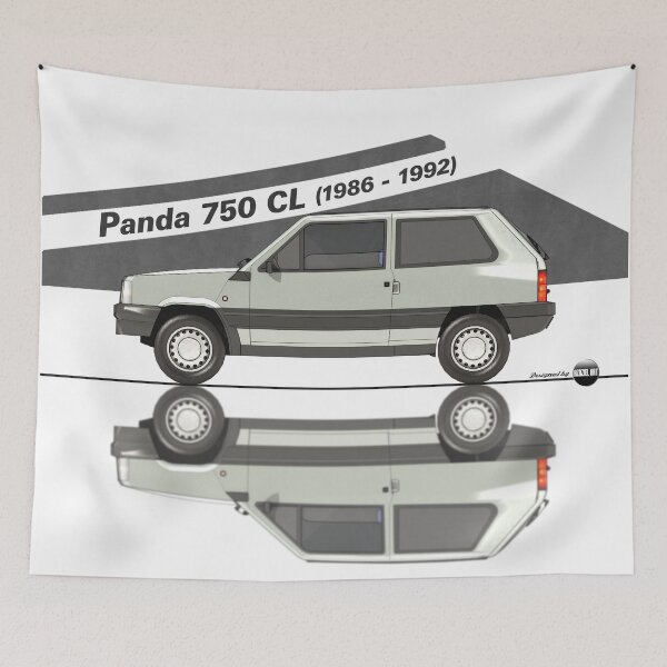 Item preview, Panda 750 CL - 1986 to 1992 (Grigio Oslo) Minimal Icon of the 80s  designed and sold by Azaziel.