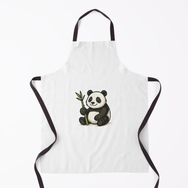 Item preview, Cute panda with bamboo – cartoon style designed and sold by SALUdesign.