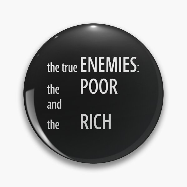 Item preview, True Enemies Social Commentary Typography Print designed and sold by cabana.space.